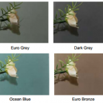 green,red,blue,bronze,grey reflective glass