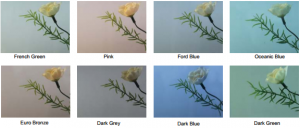 green,red,blue,bronze,grey tinted glass